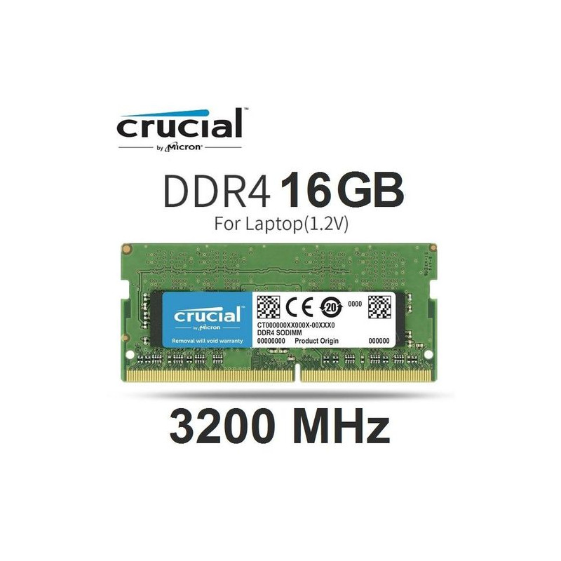 Crucial 16GB DDR4 Portable 3200Mhz