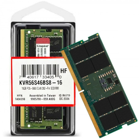 Mémoire RAM Portable Kingston 16GB DDR5