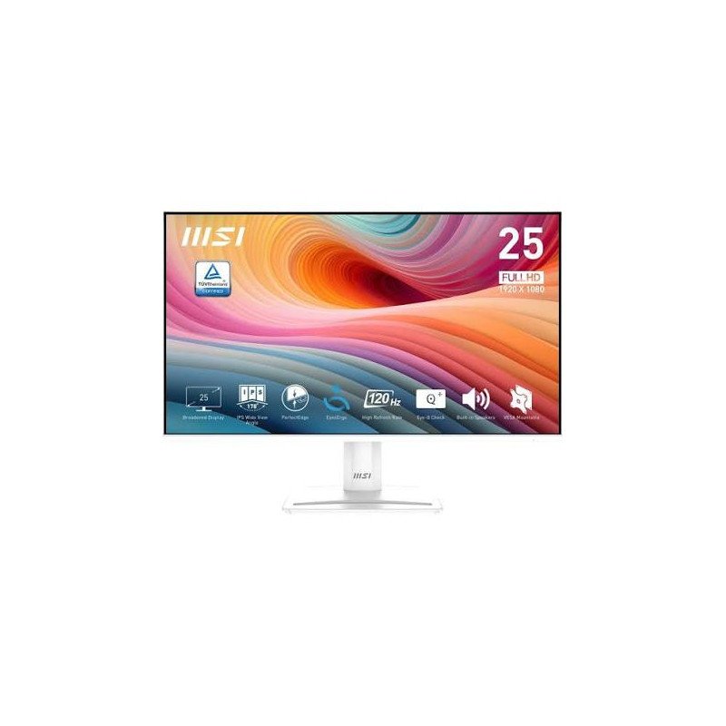 MSI Moniteur PC PRO MP251W E2 120HZ IPS Blanc